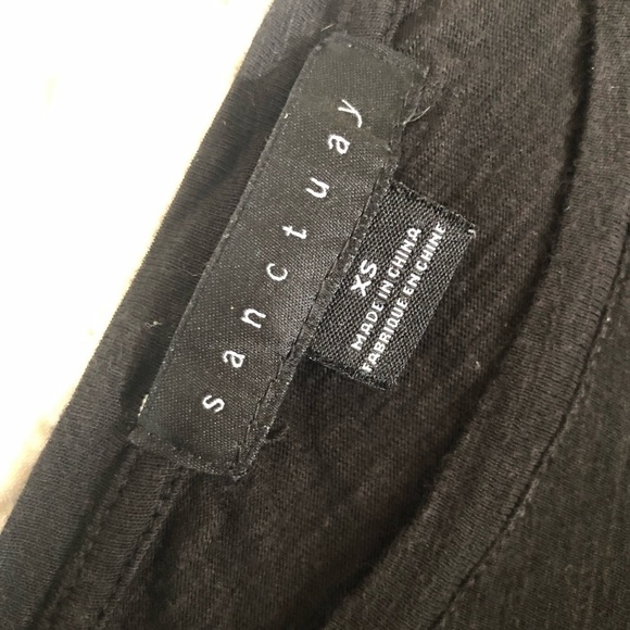 Sanctuary Cold Shoulder Little black Dress Size XSmall - Picture 4 of 5